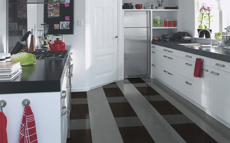 Мармолеум Forbo Marmoleum click Eternity 333866 фото в интерьере